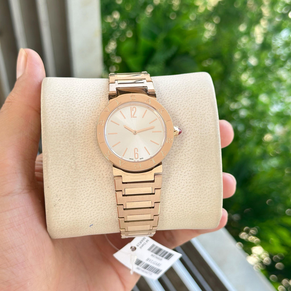 BVLGARI ICONIC ITALIAN WATCH FOR WOMEN (GOLD)