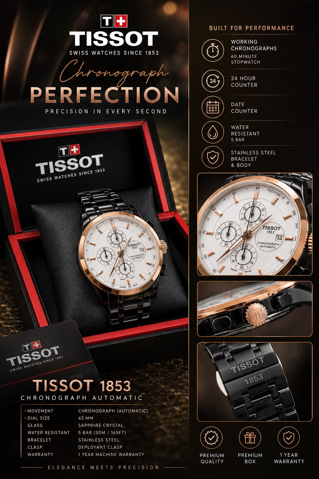 TISSOT CHRONOGRAPH – PREMIUM EDITION