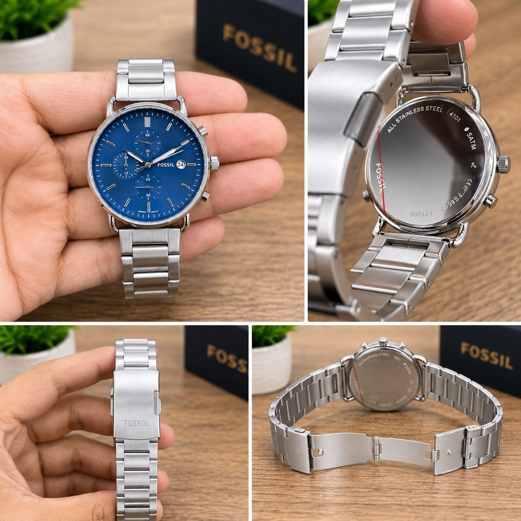 Fossil Men’s Stainless Stewl Chronograph Watch