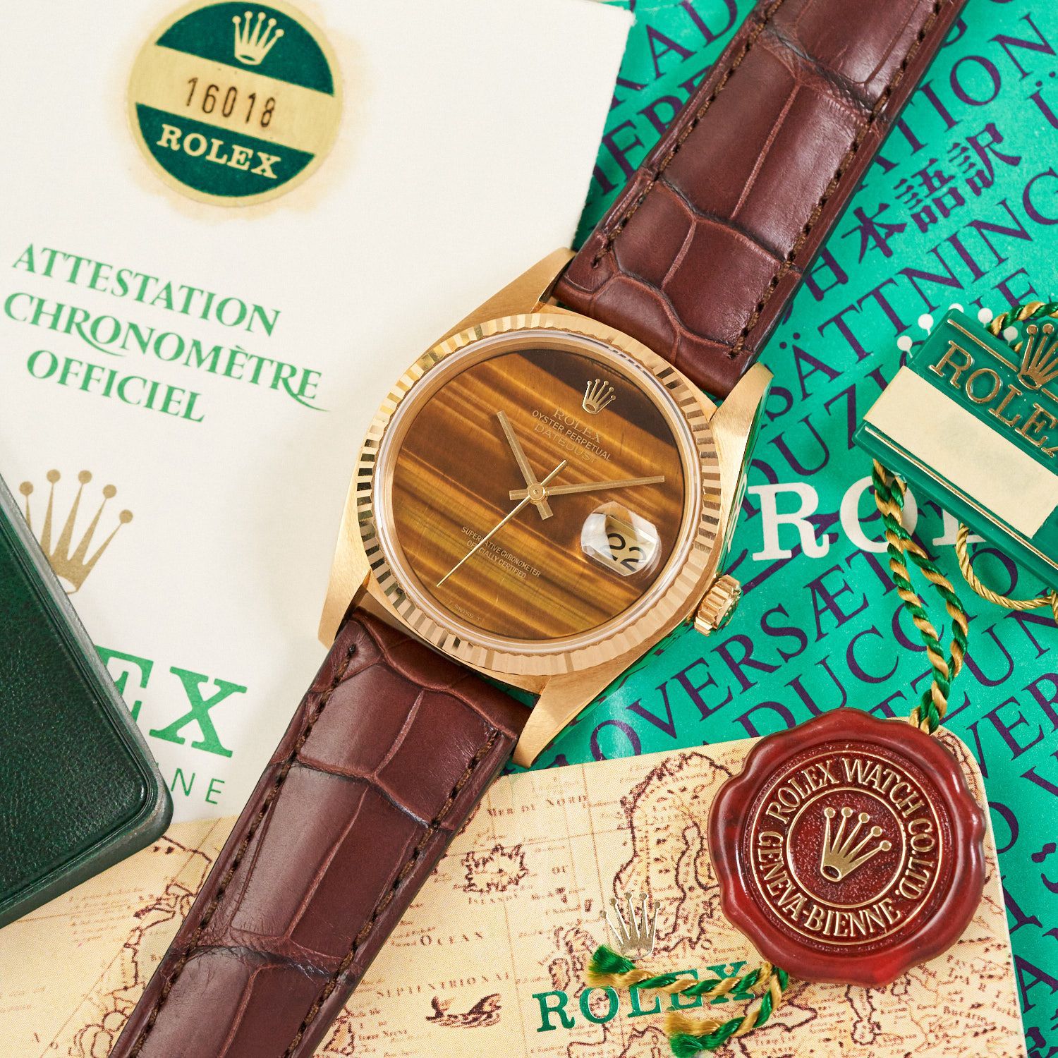 Rolex Datejust with a rare tiger's eye Premium Automatic