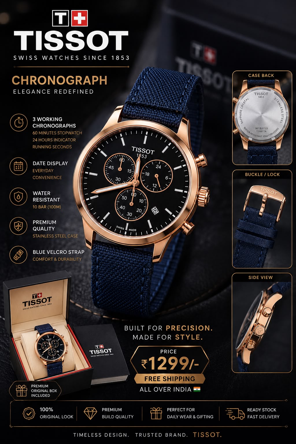 TISSOT 1853 Premium Chronograph